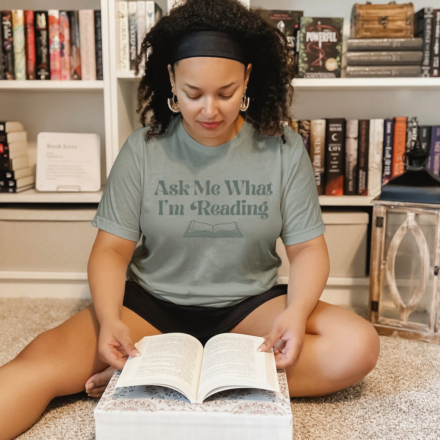 Ask Me What I'm Reading Book Lover T-Shirt
