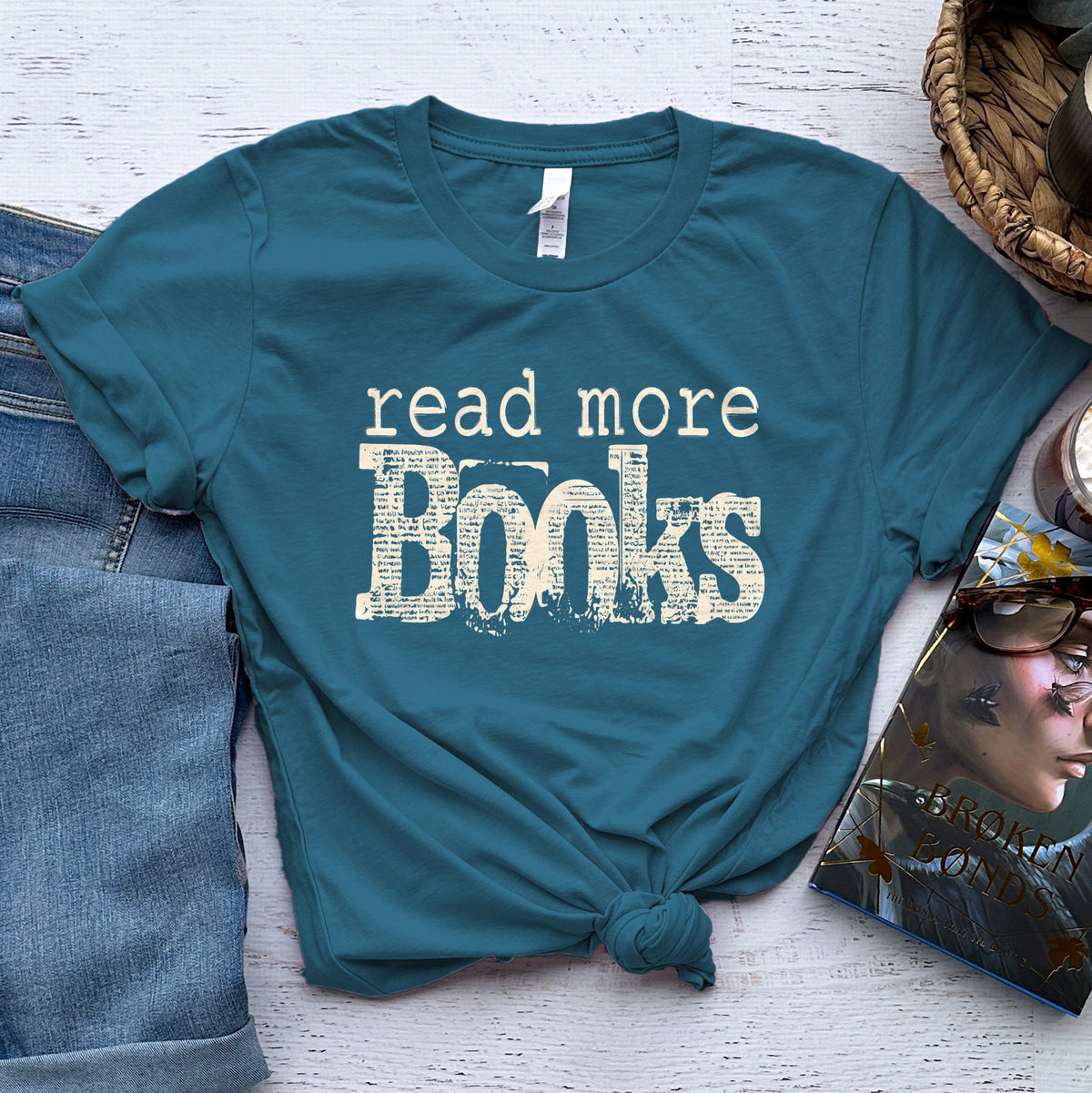 Read More Books Tee, Simple Bookish Shirt