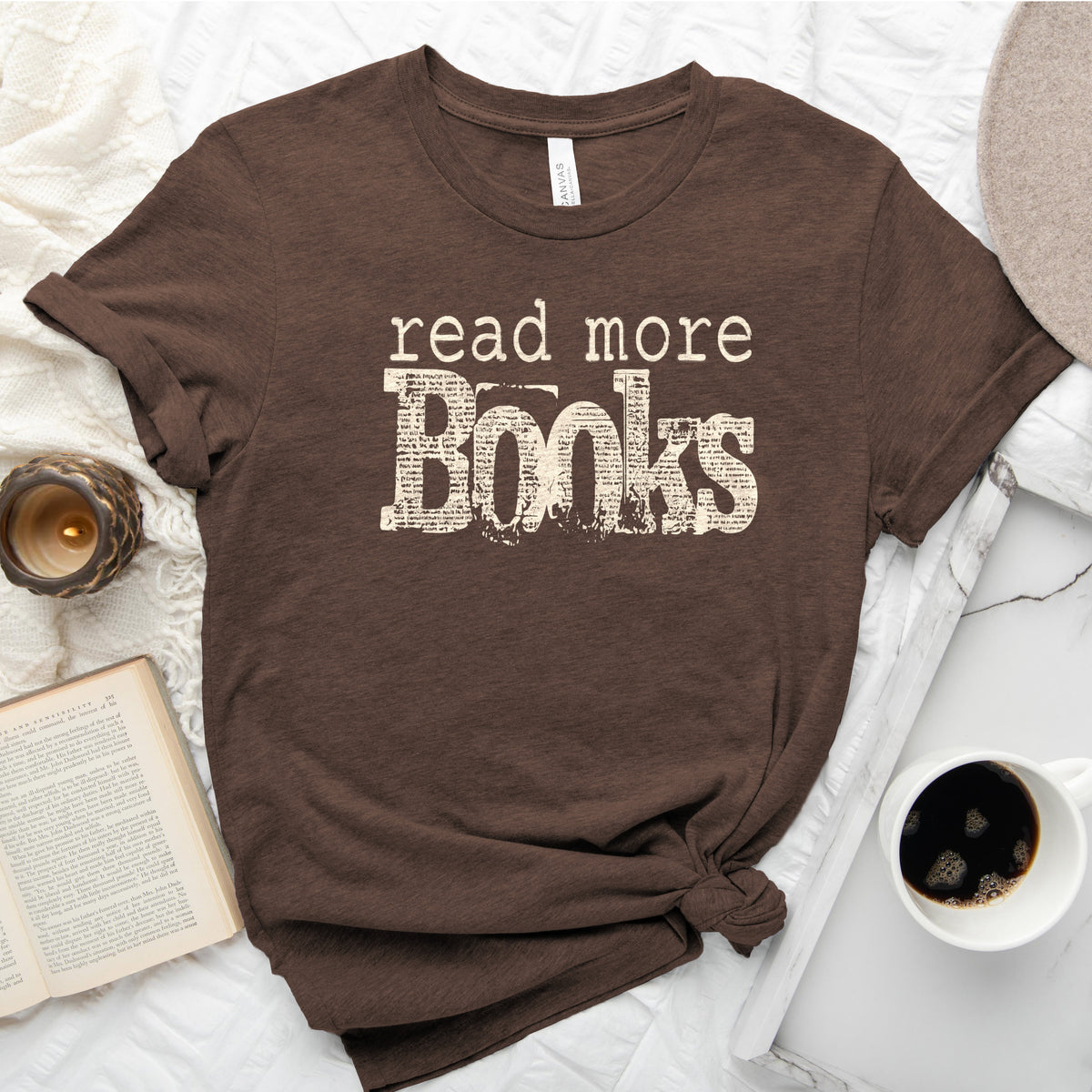 Read More Books Tee, Simple Bookish Shirt