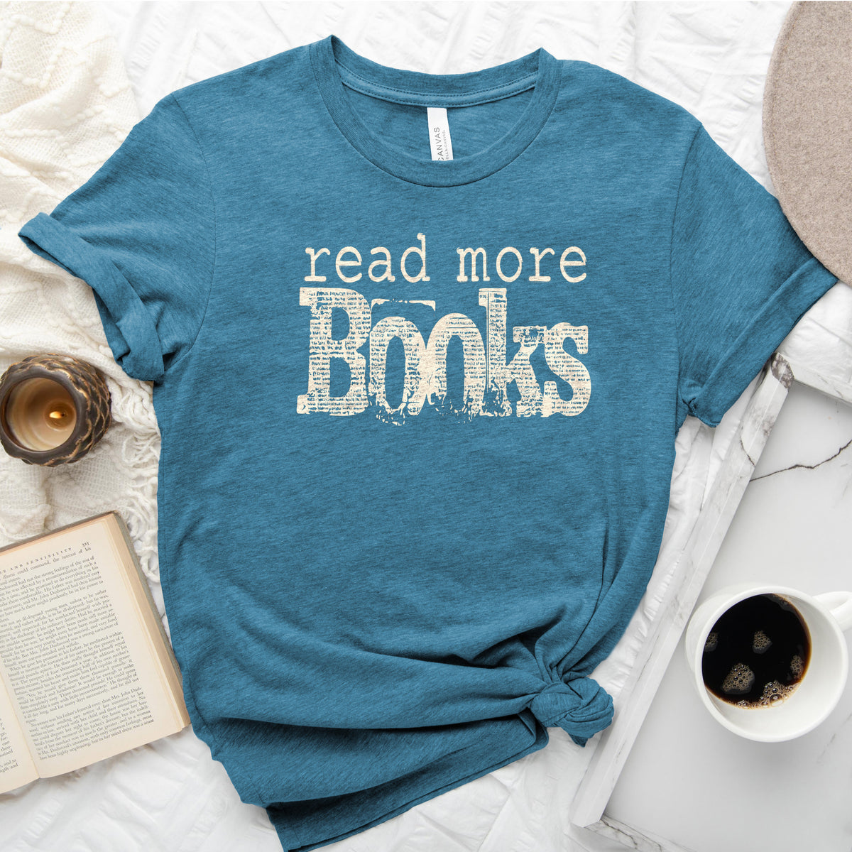 Read More Books Tee, Simple Bookish Shirt