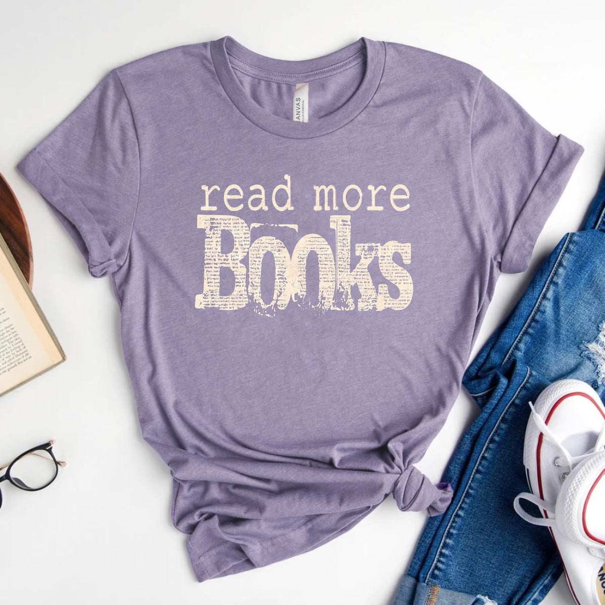 Read More Books Tee, Simple Bookish Shirt