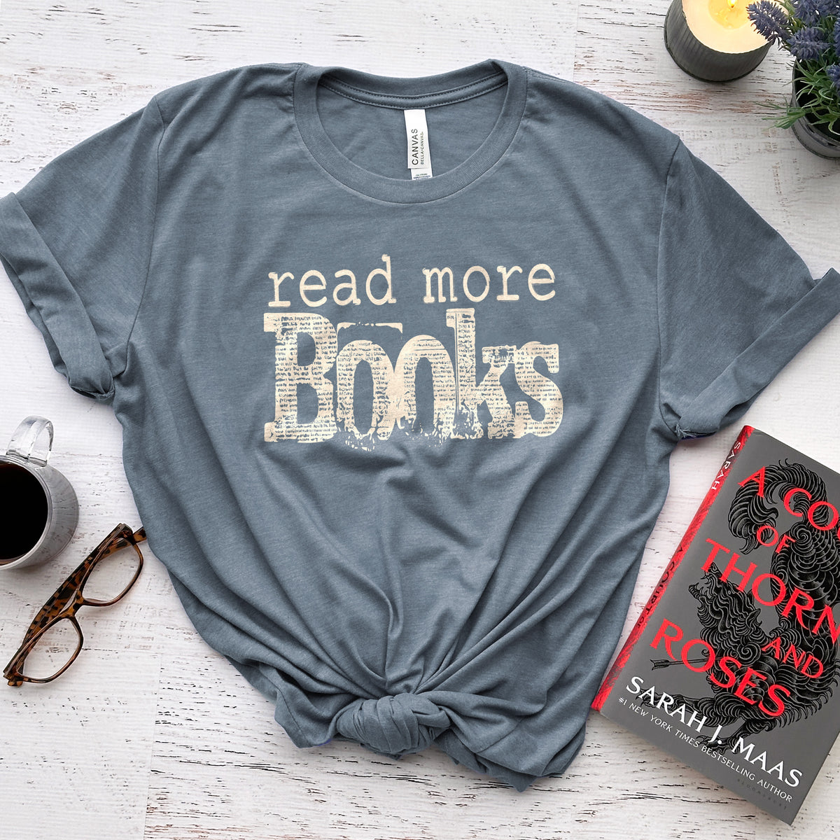 Read More Books Tee, Simple Bookish Shirt