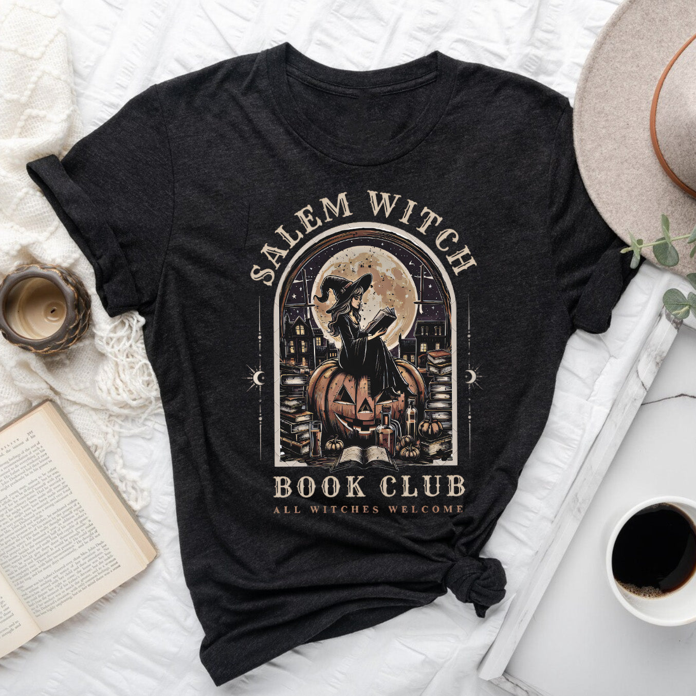 Salem Witch Book Club Tee