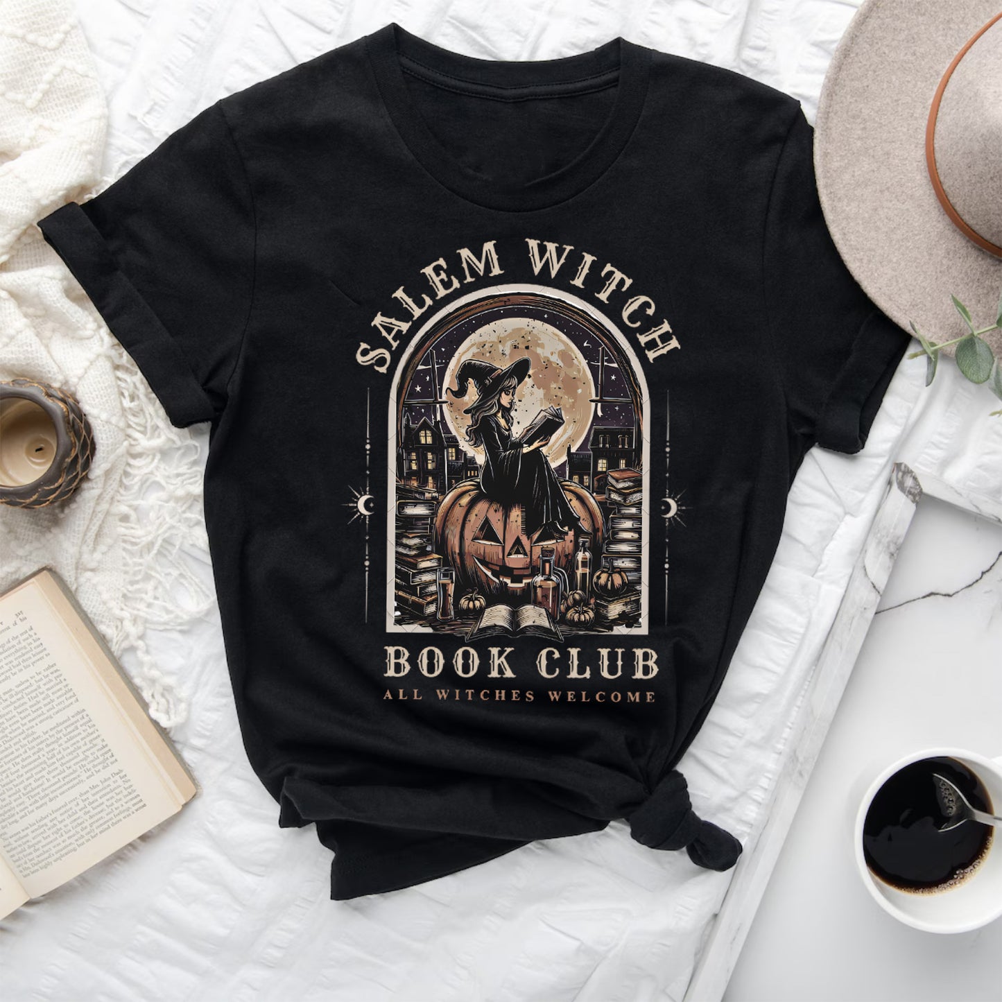Salem Witch Book Club Tee