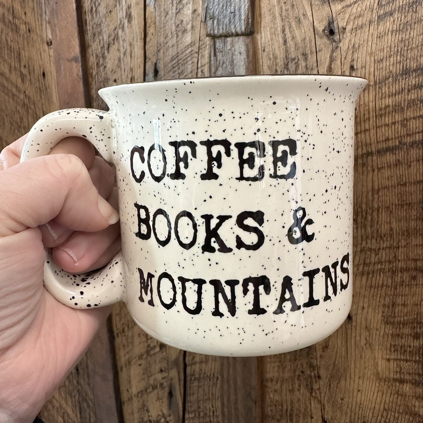 Coffee Books & Mountains Heavy