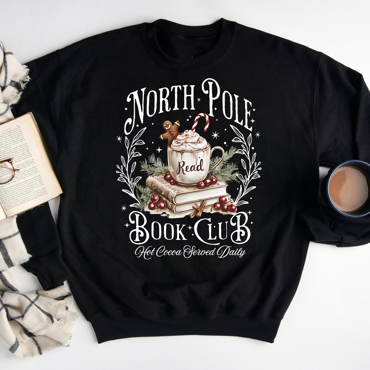 North Pole Book Club – Christmas Sweatshirt