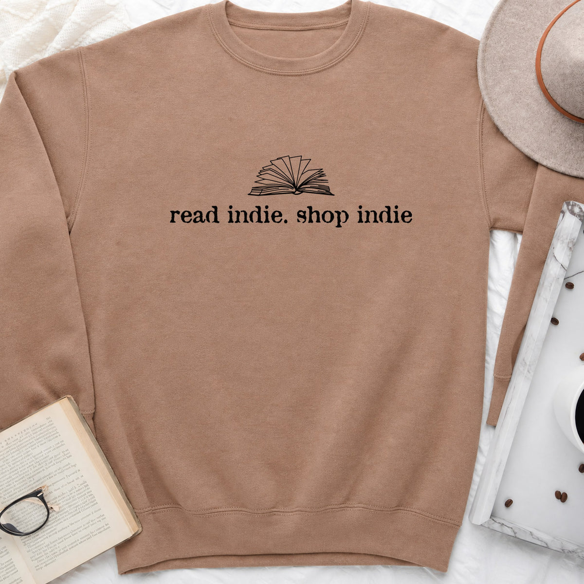 Read Indie Shop Indie Sweatshirt or Hoodie, Indie Bookstore Crewneck