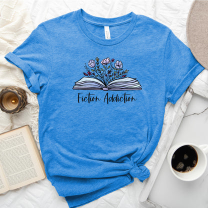 Fiction Addiction Tee, Shirt for Fiction Lovers