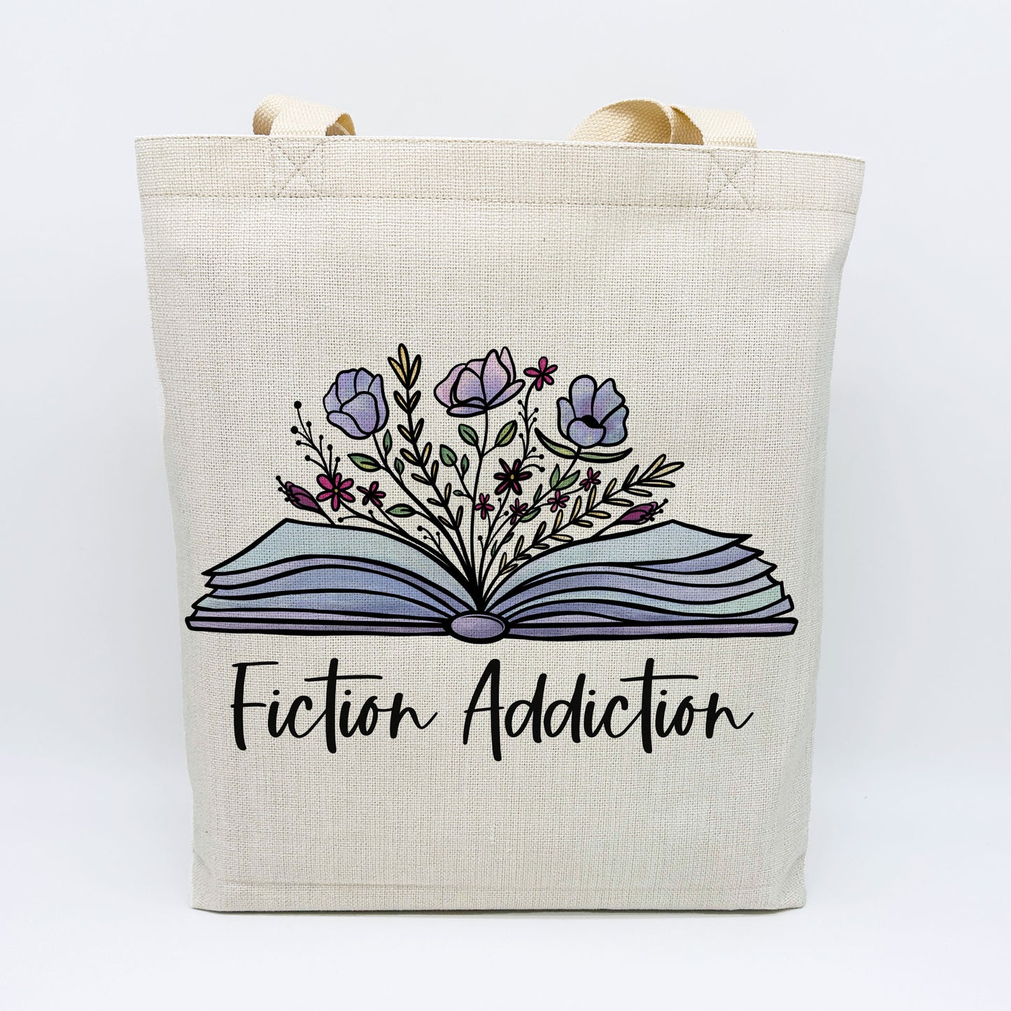 Fiction Addiction Tote Bag