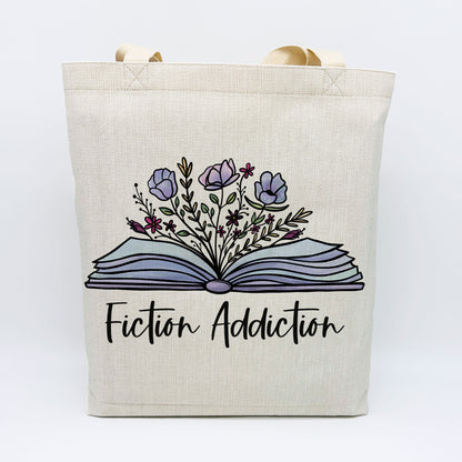 Fiction Addiction Tote Bag