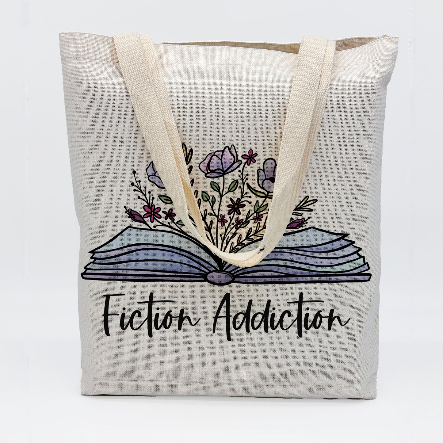 Fiction Addiction Tote Bag