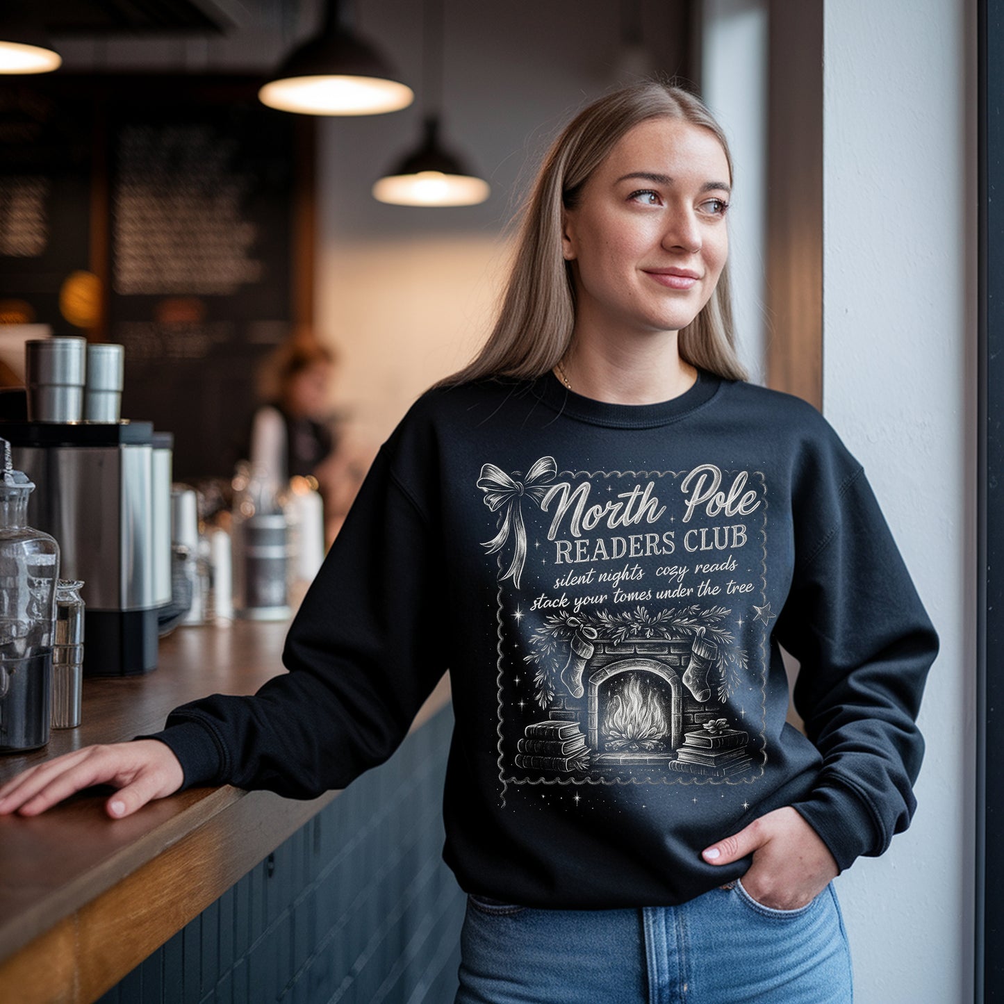 North Pole Readers Club – Christmas Sweatshirt