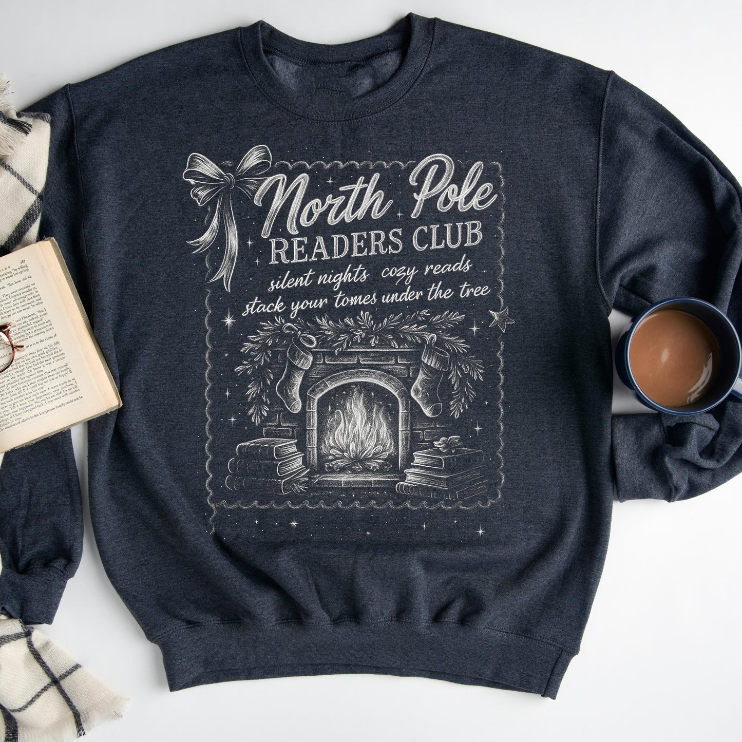 North Pole Readers Club – Christmas Sweatshirt