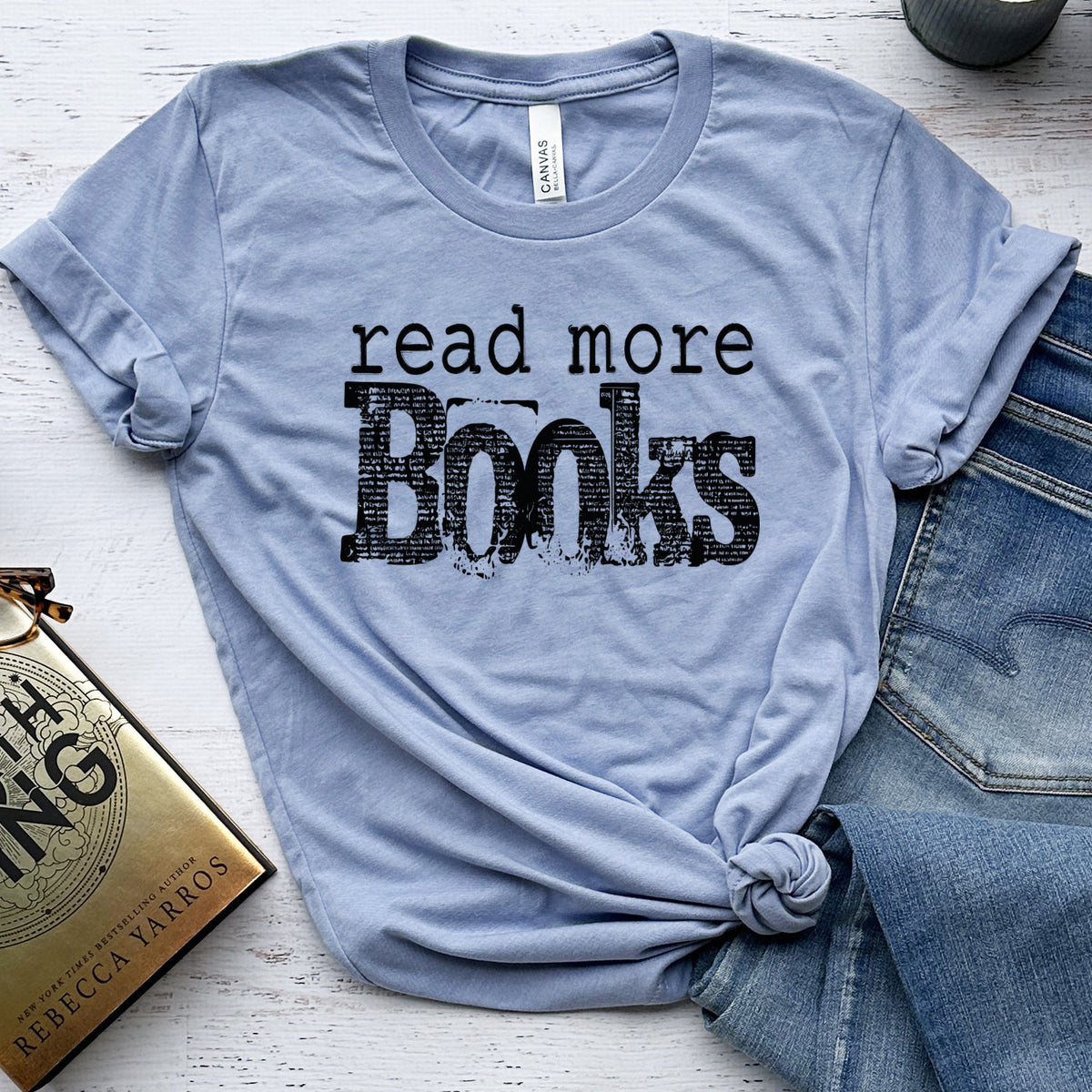 Read More Books Tee, Simple Bookish Shirt