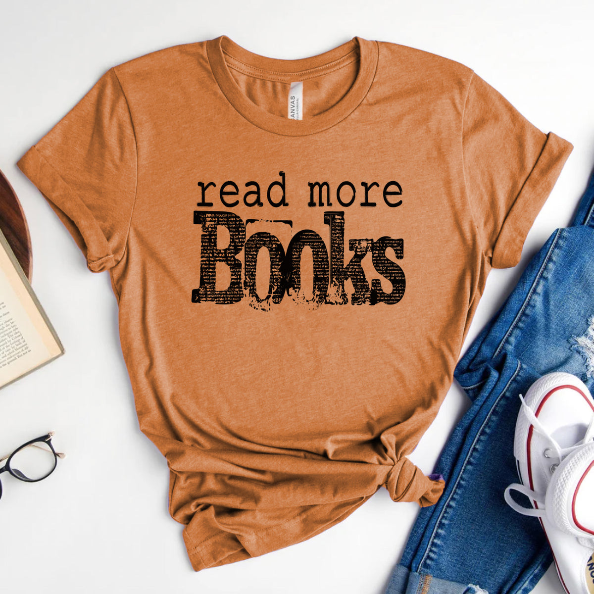 Read More Books Tee, Simple Bookish Shirt