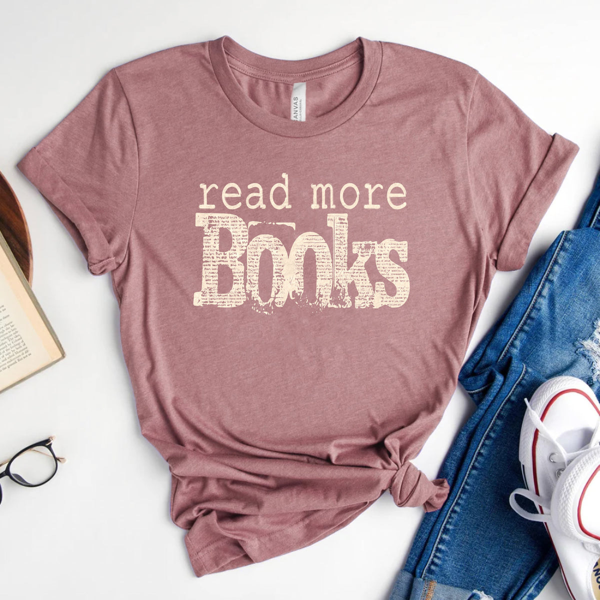 Read More Books Tee, Simple Bookish Shirt