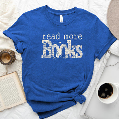 Read More Books Tee, Simple Bookish Shirt