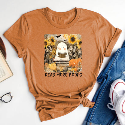 Sunflower Ghost Autumn T-Shirt