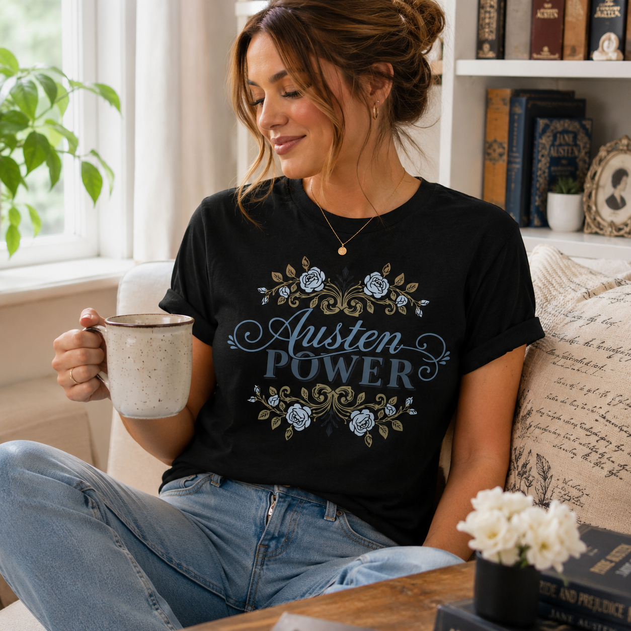Austen Power Classic Bookish T-shirt