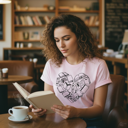 Book Love Graphic Tee | Valentines Reader Shirt