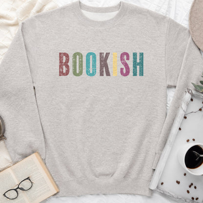 Bookish Sweatshirt or Hoodie, Retro Book Lover Crewneck