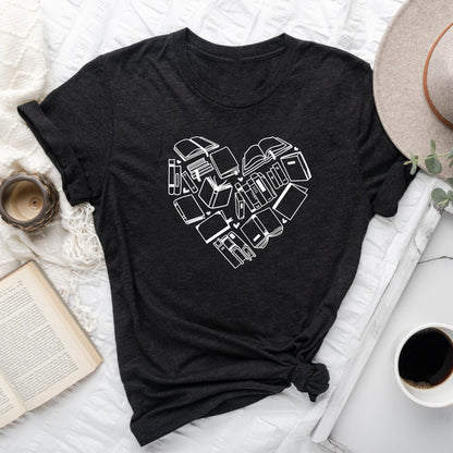 Book Love Graphic Tee | Valentines Reader Shirt
