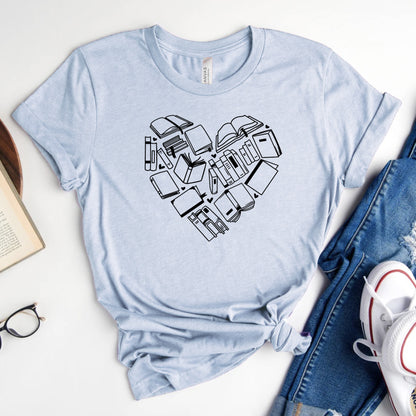 Book Love Graphic Tee | Valentines Reader Shirt