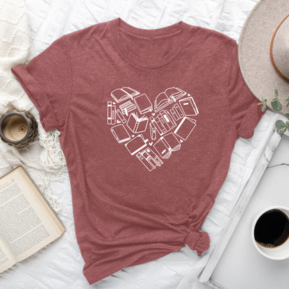 Book Love Graphic Tee | Valentines Reader Shirt