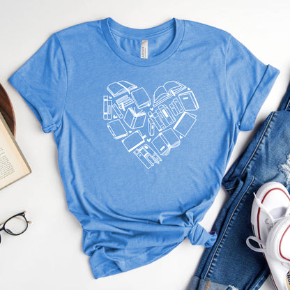 Book Love Graphic Tee | Valentines Reader Shirt