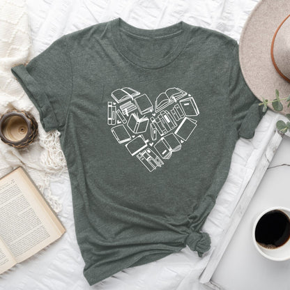 Book Love Graphic Tee | Valentines Reader Shirt