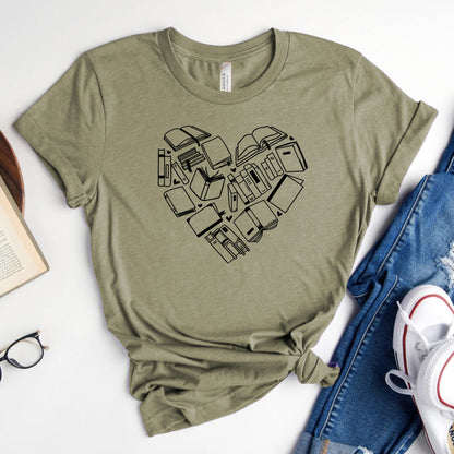 Book Love Graphic Tee | Valentines Reader Shirt