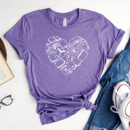 Book Love Graphic Tee | Valentines Reader Shirt