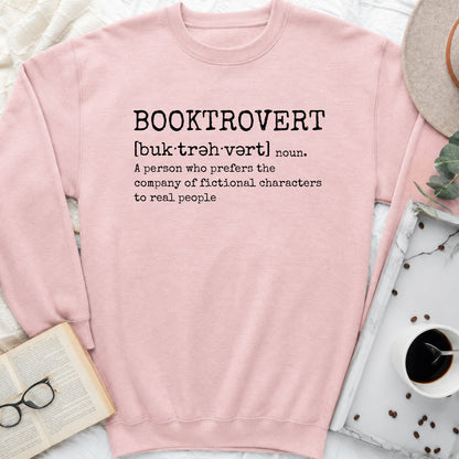 Booktrovert Sweatshirt | Introvert Book Lover Crewneck