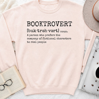 Booktrovert Sweatshirt | Introvert Book Lover Crewneck