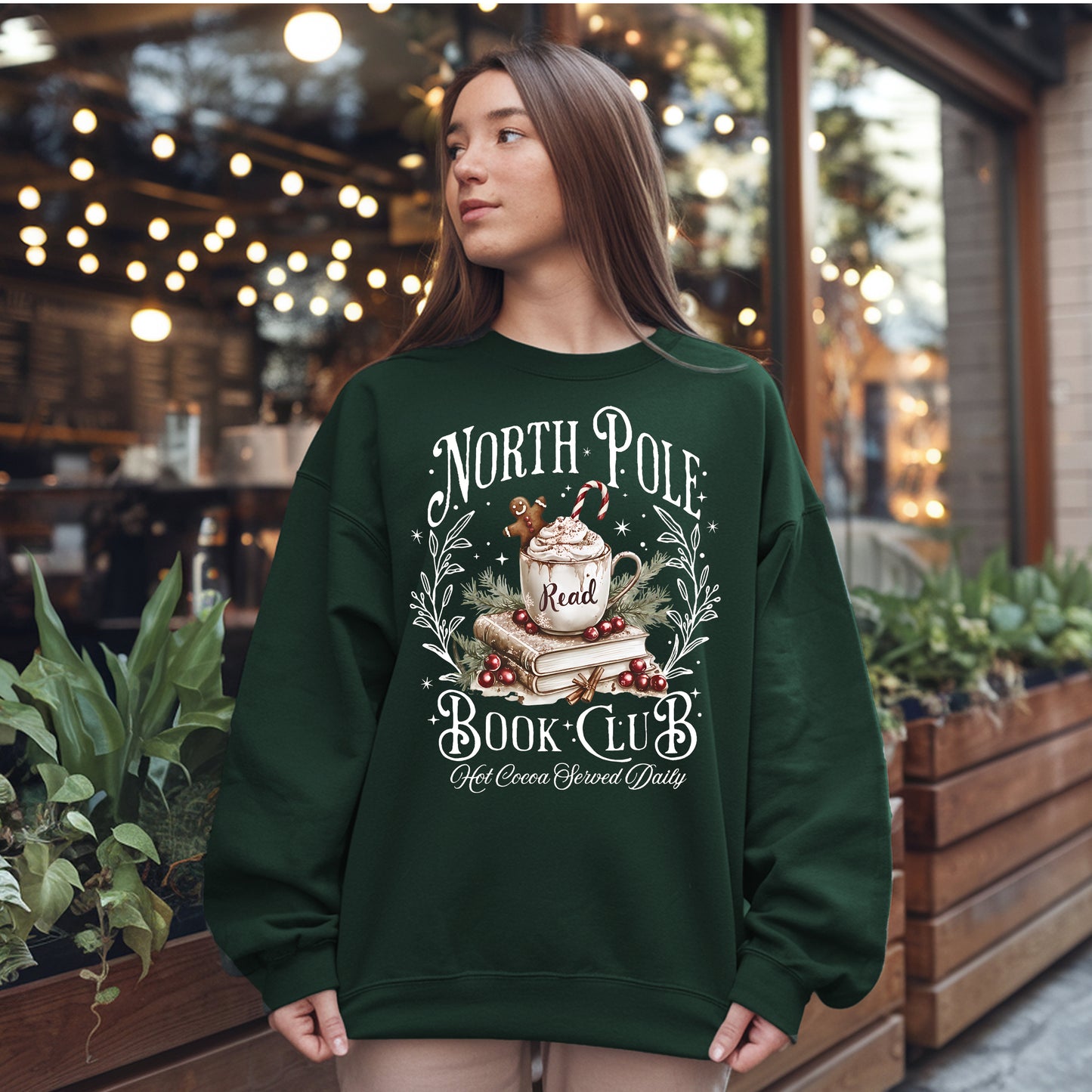 North Pole Book Club – Christmas Sweatshirt