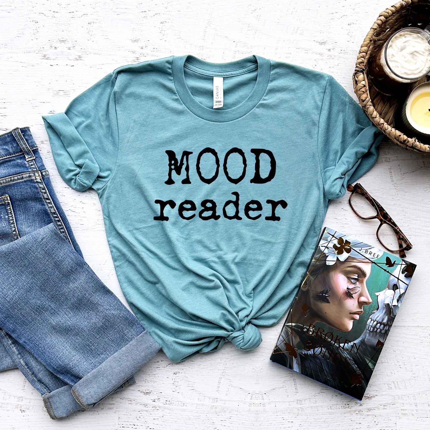 Mood Reader Tee – Bookish T-Shirt for Readers