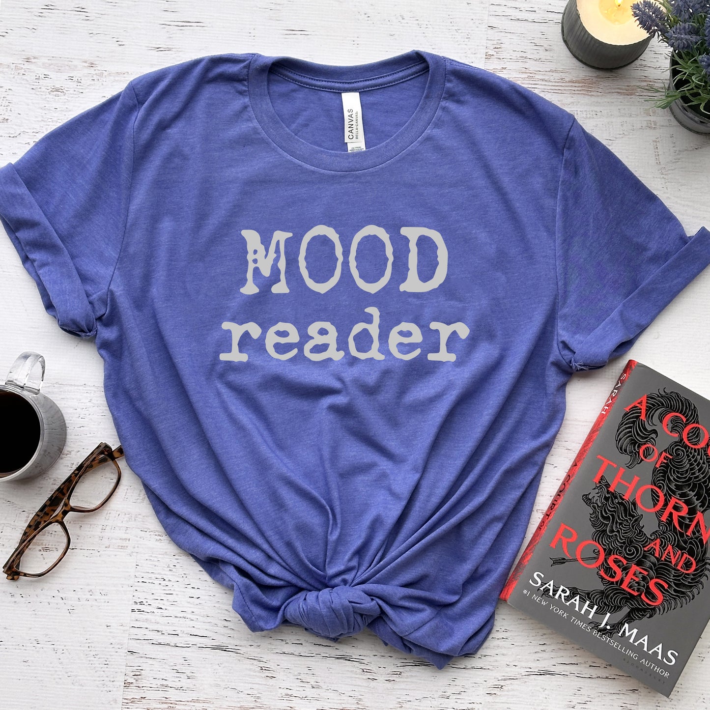 Mood Reader Tee – Bookish T-Shirt for Readers