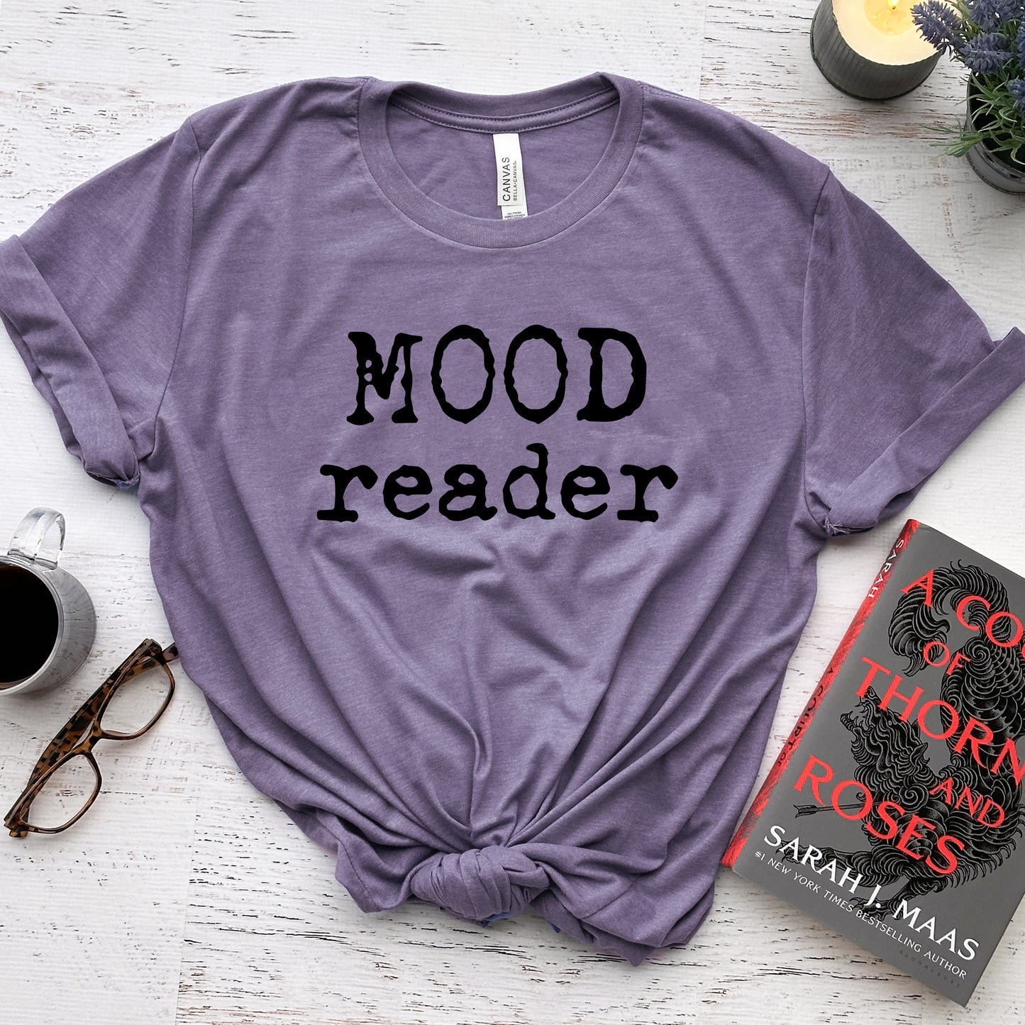 Mood Reader Tee – Bookish T-Shirt for Readers