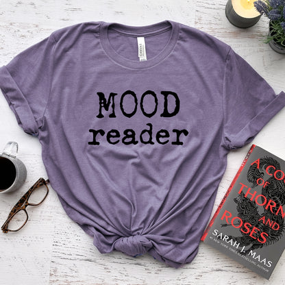 Mood Reader Tee – Bookish T-Shirt for Readers