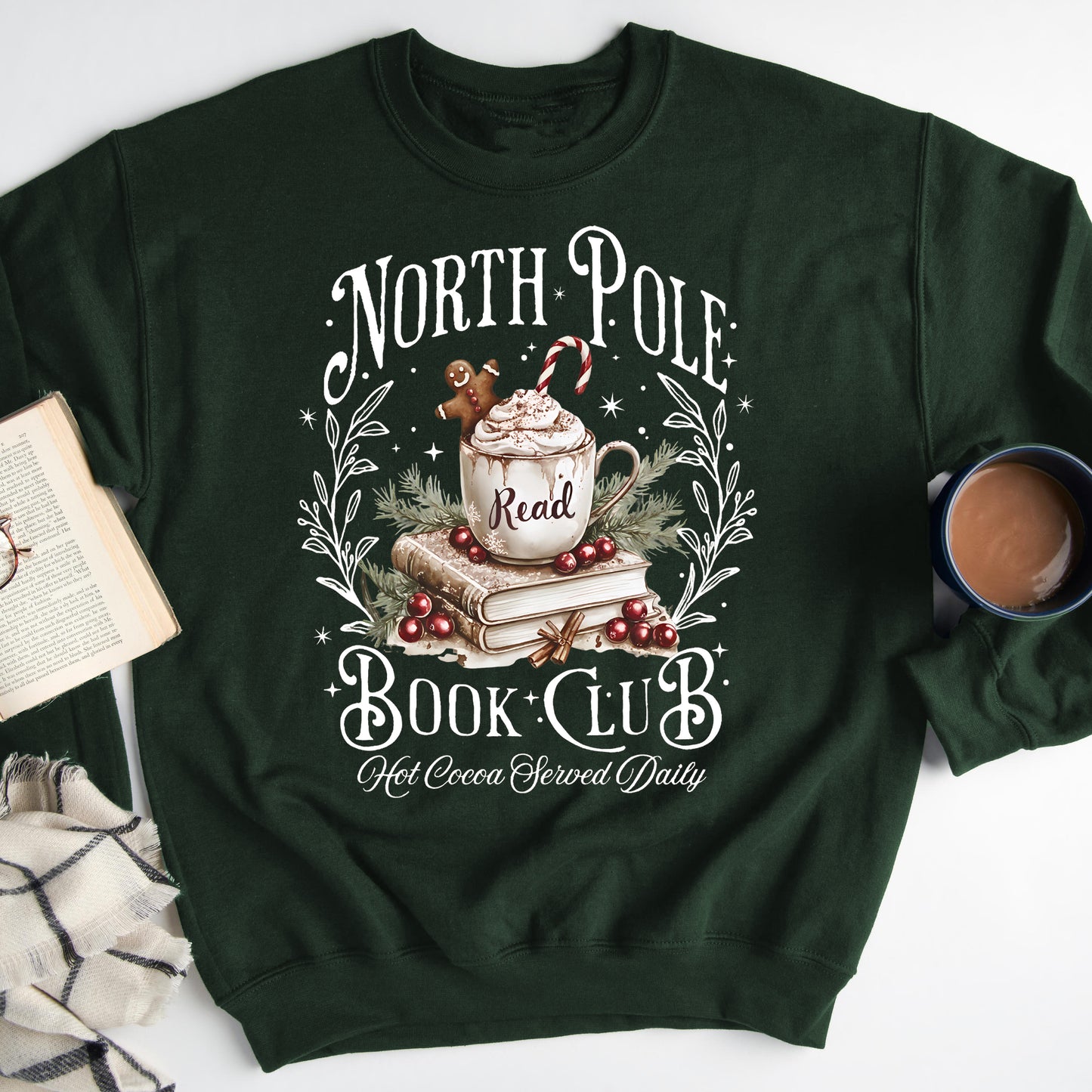 North Pole Book Club – Christmas Sweatshirt