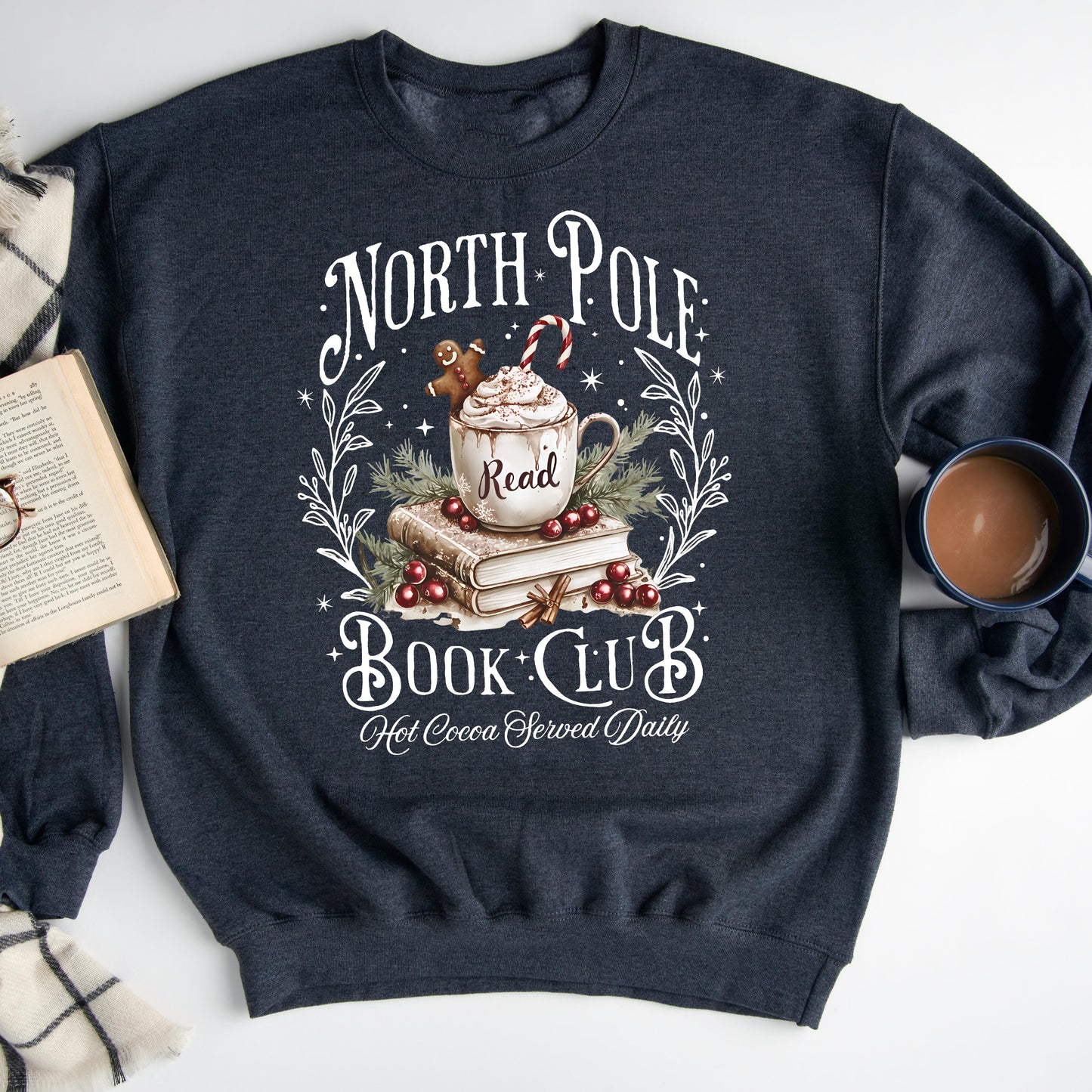 North Pole Book Club – Christmas Sweatshirt