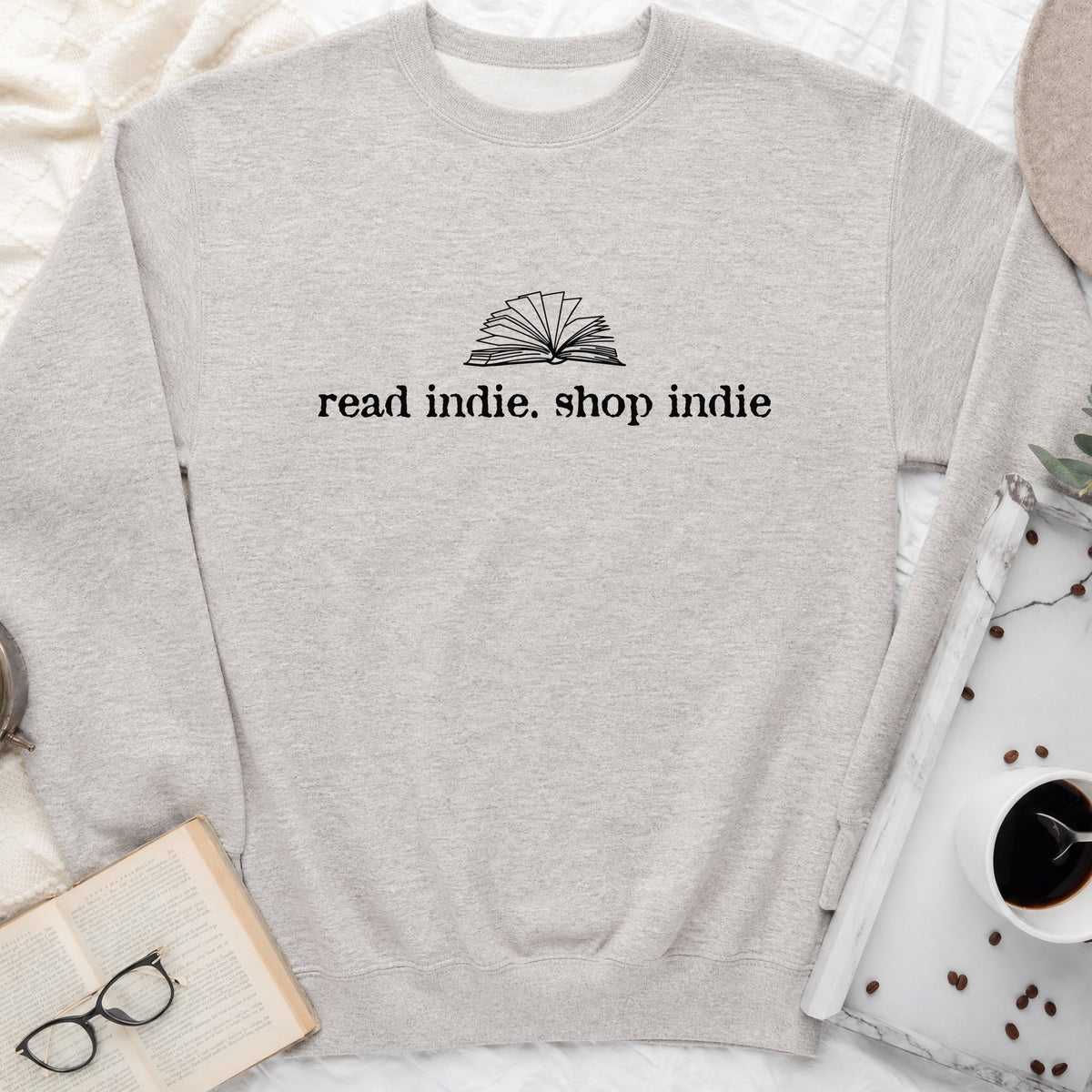 Read Indie Shop Indie Sweatshirt or Hoodie, Indie Bookstore Crewneck