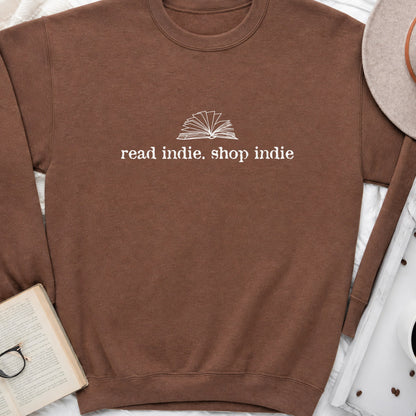 Read Indie Shop Indie Sweatshirt or Hoodie, Indie Bookstore Crewneck