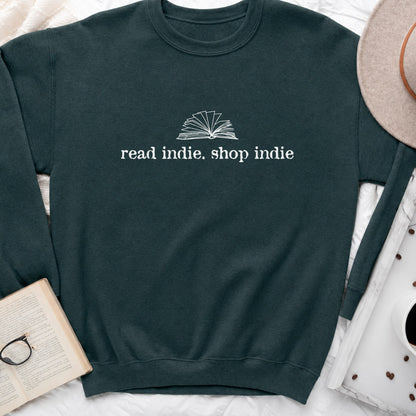 Read Indie Shop Indie Sweatshirt or Hoodie, Indie Bookstore Crewneck