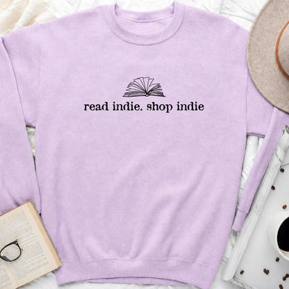 Read Indie Shop Indie Sweatshirt or Hoodie, Indie Bookstore Crewneck
