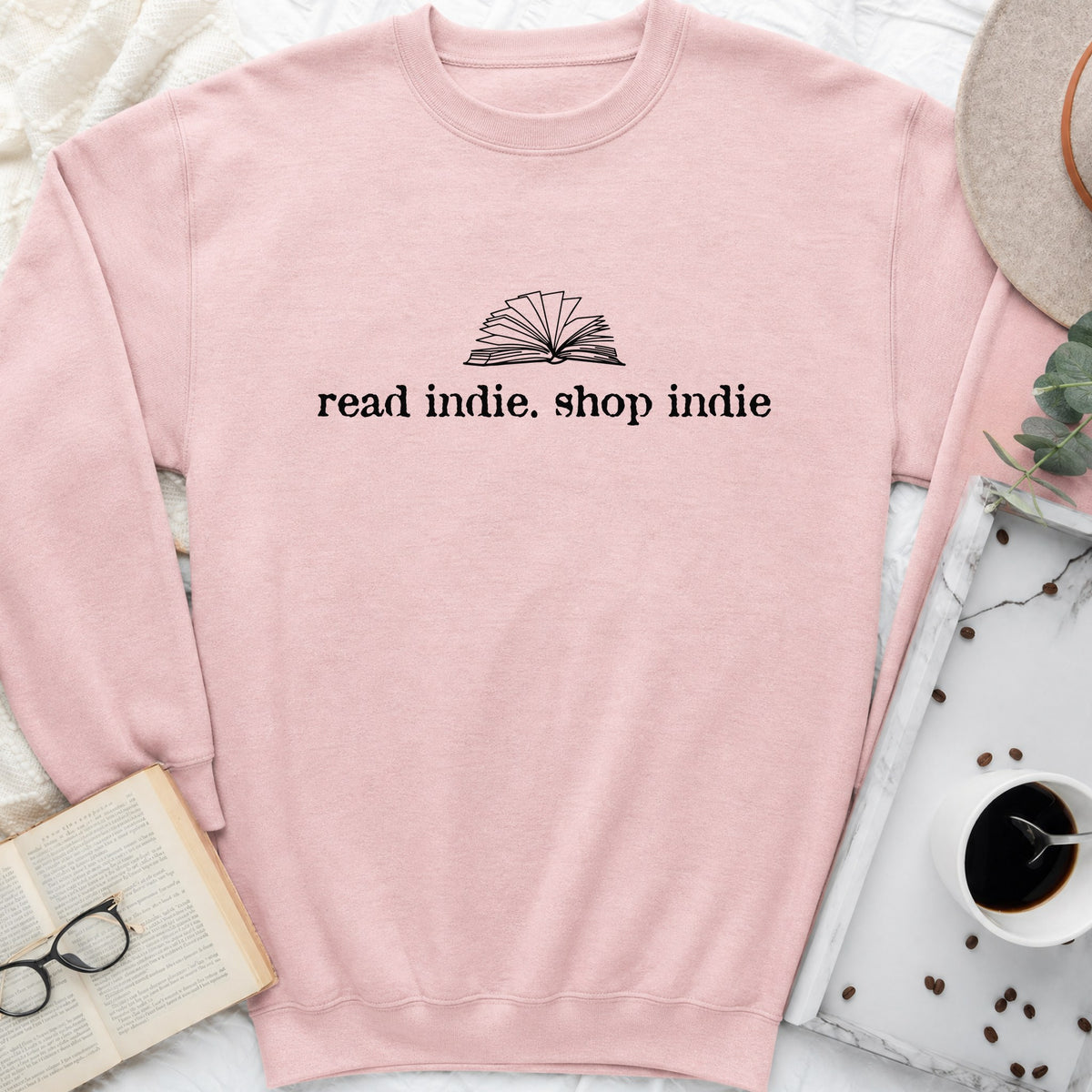 Read Indie Shop Indie Sweatshirt or Hoodie, Indie Bookstore Crewneck