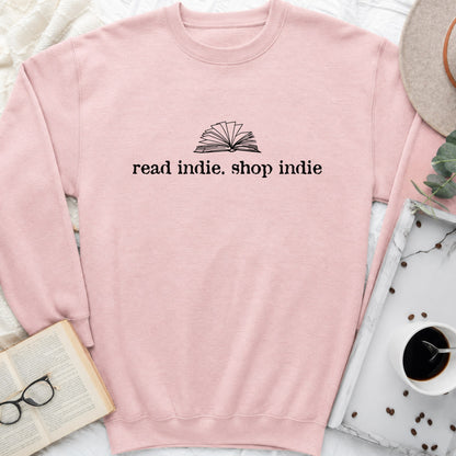 Read Indie Shop Indie Sweatshirt or Hoodie, Indie Bookstore Crewneck