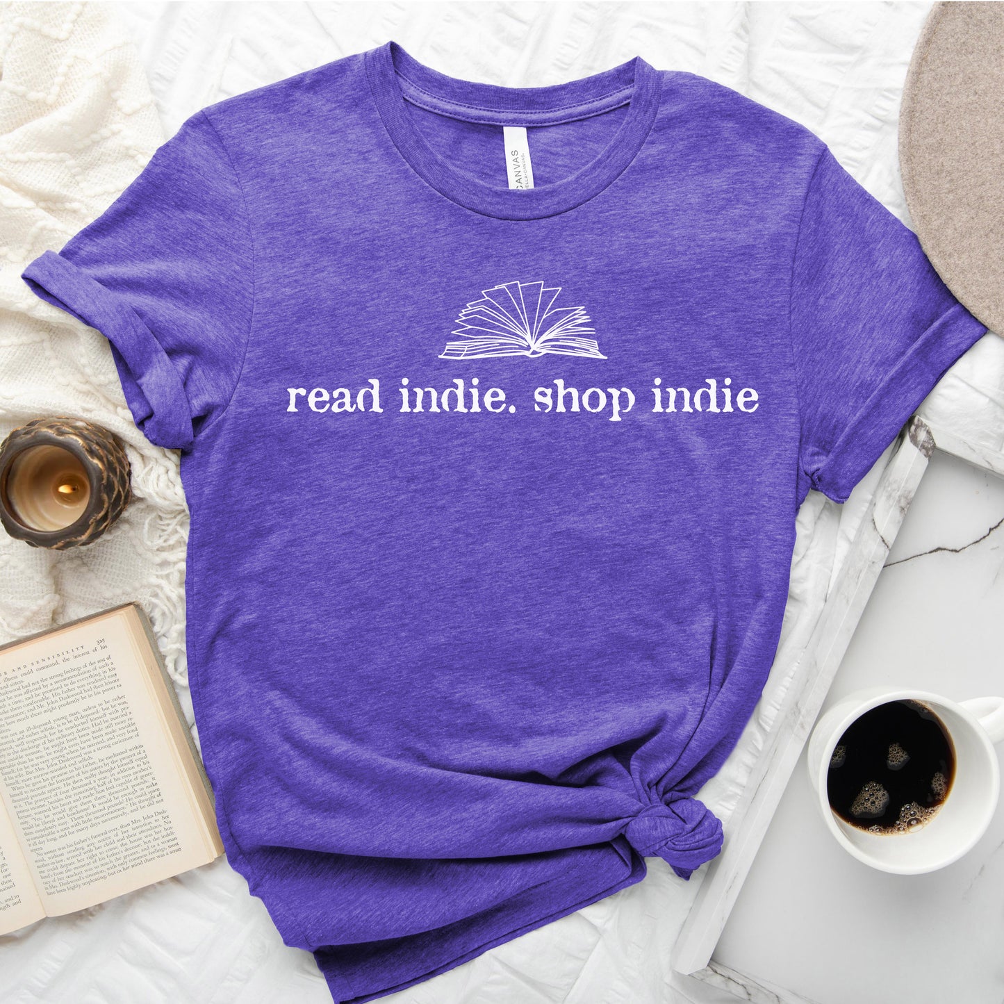 Read Indie. Shop Indie. — Book Lover Tee