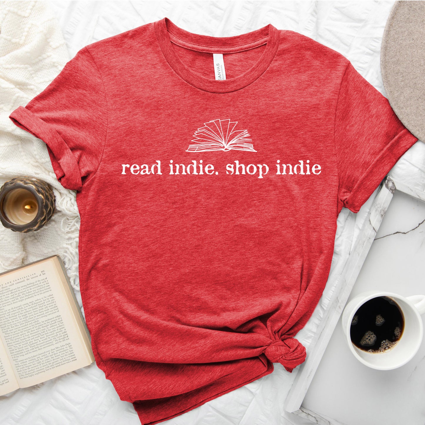 Read Indie. Shop Indie. — Book Lover Tee