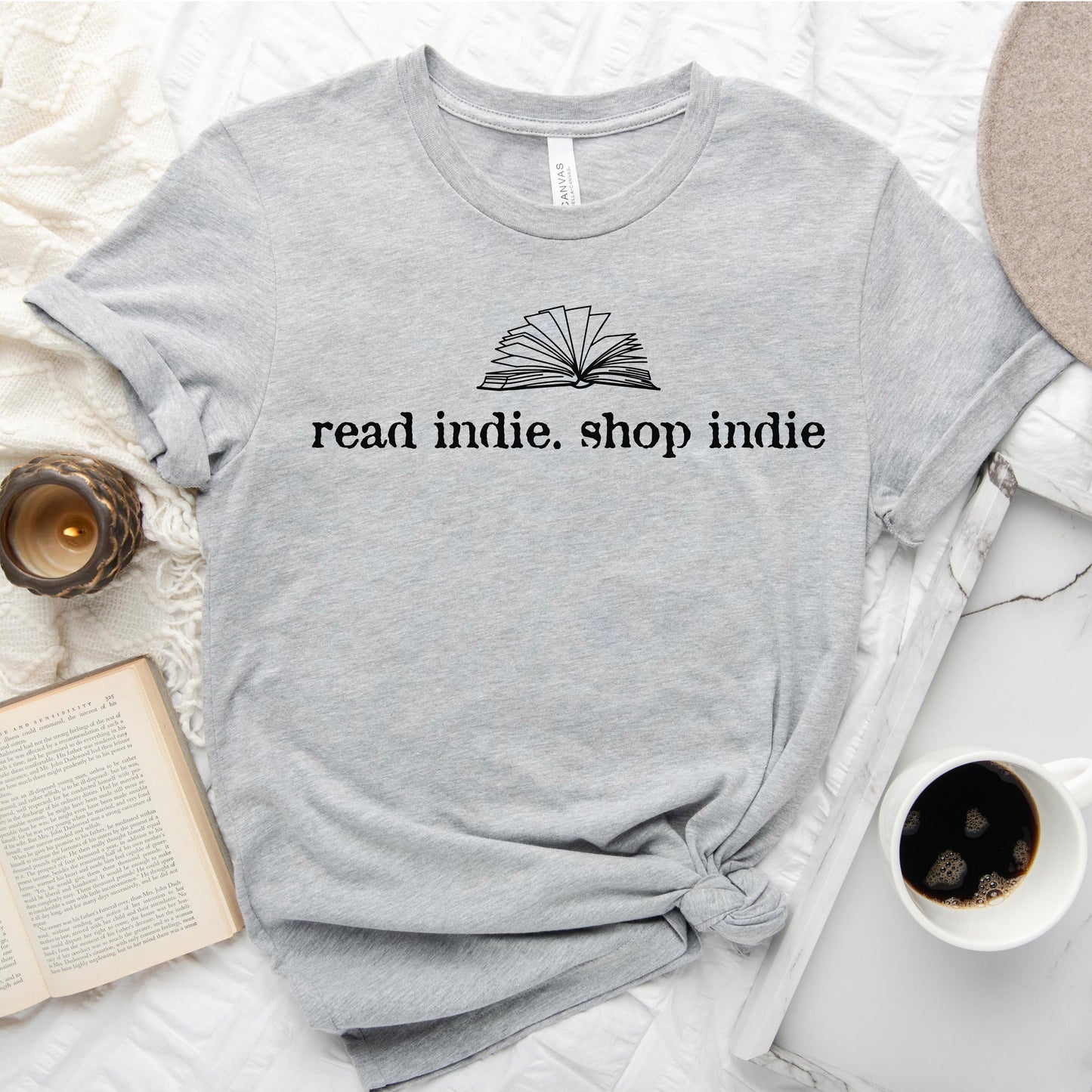 Read Indie. Shop Indie. — Book Lover Tee